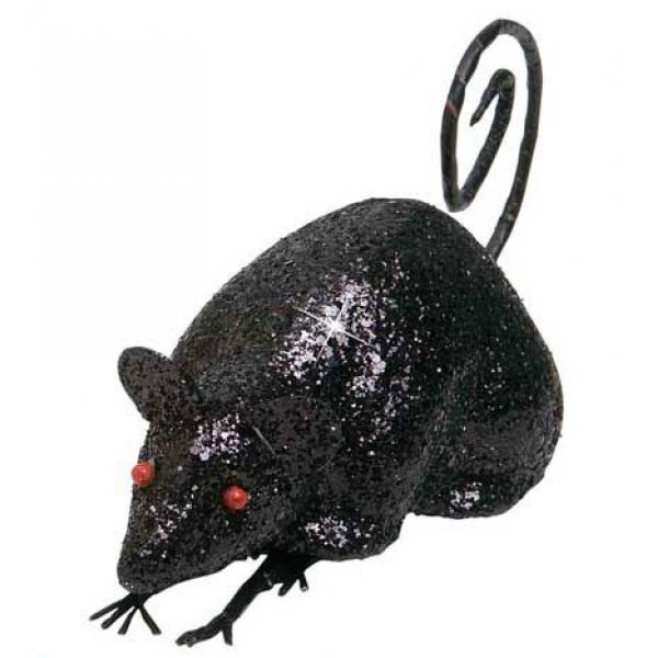 Αποκριάτικο Ποντικάκι με Γκλίτερ (12cm)